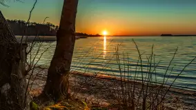 Zachód słońca nad Darginem, marzec 2025 r. - zdjęcie 13