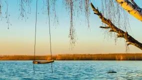 Zachód nad jeziorem Śniardwy, Szeroki Ostrów, marzec 2025 r. - zdjęcie 16