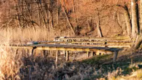 Zachód słońca nad Bindugą Zimny Kąt, marzec 2025r. - zdjęcie 26