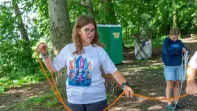 Jeszcze jeden raz nad Jeziorakiem z wizytą w szkole żeglarstwa Ważka - zdjęcie 20