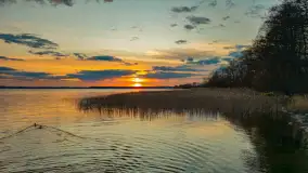Kwietniowy zachód słońca nad jeziorem Niegocin, Bystry - zdjęcie 13