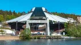 Jezioro Czos, Mrągowo widziane z wody, maj 2025 r. - zdjęcie 21