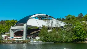 Jezioro Czos, Mrągowo widziane z wody, maj 2025 r. - zdjęcie 30