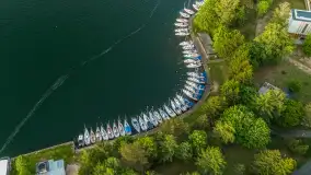 Zachód słońca nad zatoką Tracz i jeziorem Kisajno - zdjęcie 7