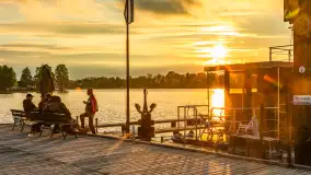 Zachód słońca nad jeziorem Bocznym, Marina Lester Club, maj 2025 r. - zdjęcie 19