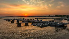 Zachód słońca w Ogonkach, port 69, czerwiec 2025 r. - zdjęcie 2