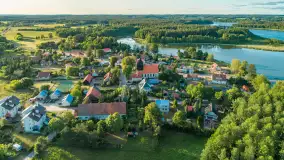 Okartowo, jeziora Śniardwy i Tyrkło z drona, lato 2025 r. - zdjęcie 11