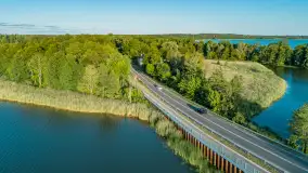 Okartowo, jeziora Śniardwy i Tyrkło z drona, lato 2025 r. - zdjęcie 17