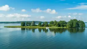 Przystań Nautica z lotu ptaka, lipcowy poranek, 2025 r. - zdjęcie 9