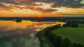 Magiczny zachód nad jeziorem Tajty, lipiec 2025 r. - zdjęcie 2