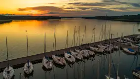 Zachód słońca nad jeziorem Kisajno, Oczy Mazur, lipiec 2025 r.  - zdjęcie 19