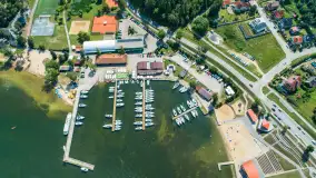 Wilkasy i jezioro Niegocin z lotu ptaka, lipiec 2025 r. - zdjęcie 13