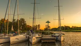 Stanica Zielony Gaj i zachód słońca nad jeziorem Kotek Wielki, czerwiec 2025 r. - zdjęcie 11