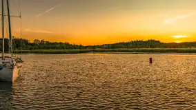 Stanica Zielony Gaj i zachód słońca nad jeziorem Kotek Wielki, czerwiec 2025 r. - zdjęcie 23