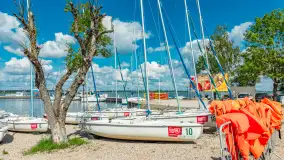 Niedzielny poranek w porcie AZS Wilkasy nad Niegocinem, lipiec 2025 r. - zdjęcie 19