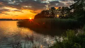 Zachód słońca nad jeziorem Tajty, lipiec 2025 r. - zdjęcie 11