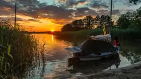 Zachód słońca nad jeziorem Tajty, lipiec 2025 r. - zdjęcie 3