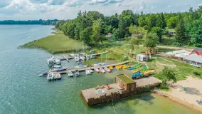 Jezioro Święcajty i Piękny Brzeg z lotu ptaka, sierpień 2025 r. - zdjęcie 6