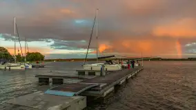 Wieczorna tęcza w przystani Nautica, sierpień 2025 r. - zdjęcie 34
