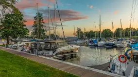 Wieczorna tęcza w przystani Nautica, sierpień 2025 r. - zdjęcie 13