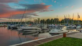 Wieczorna tęcza w przystani Nautica, sierpień 2025 r. - zdjęcie 22