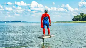 Superman na przeczce między Śniardwami a jeziorem Mikołajskim, sierpień 2025 r. - zdjęcie 8