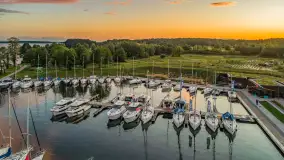 Zachód słońca z tęczą w tle, przystań Nautica, sierpień 2025 r. - zdjęcie 32