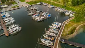 Zachód słońca z tęczą w tle, przystań Nautica, sierpień 2025 r. - zdjęcie 45