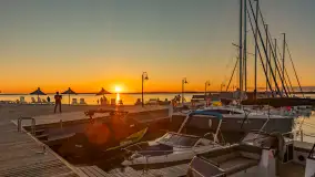 Zachód słońca nad jeziorem Śniardwy, Marina Śniardwy, sierpień 2025 r. - zdjęcie 16