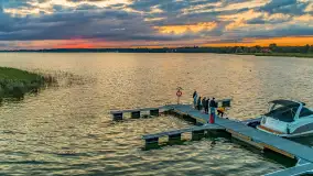 Wieczorne kadry nad jeziorem Święcajty w Ogonkach, sierpień 2025 r. - zdjęcie 11