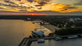 Zachód słońca nad Giżyckiem i Ekomariną, sierpień 2025 r. - zdjęcie 17