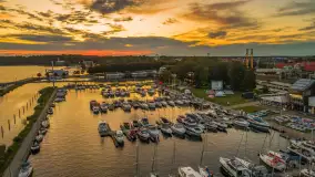 Zachód słońca nad Giżyckiem i Ekomariną, sierpień 2025 r. - zdjęcie 32