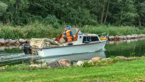 Jezioro Mamry w okolicach Węgorapy, sierpień 2025 r. - zdjęcie 4