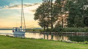 Jezioro Mamry w okolicach Węgorapy, sierpień 2025 r. - zdjęcie 1