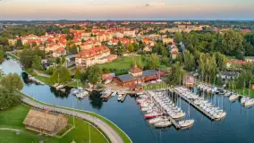 Zachód słońca w Węgorzewie, port Keja, sierpień 2025 r. - zdjęcie 22