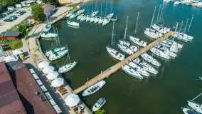 Wilkasy i Niegocin pod koniec sierpnia z lotu ptaka - zdjęcie 25