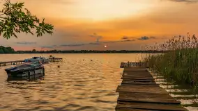 Zachód słońca nad jeziorem Jagodnem, czerwiec 2025 r. - zdjęcie 3