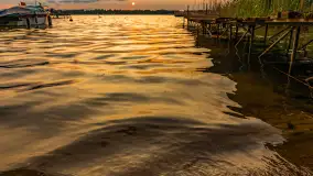 Zachód słońca nad jeziorem Jagodnem, czerwiec 2025 r. - zdjęcie 10