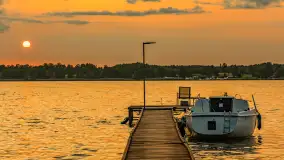 Zachód słońca nad jeziorem Jagodnem, czerwiec 2025 r. - zdjęcie 6