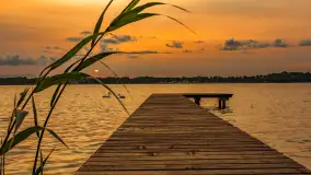 Zachód słońca nad jeziorem Jagodnem, czerwiec 2025 r. - zdjęcie 17