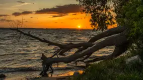 Czerwcowy zachód słońca w Pierkunowie, jezioro Kisajno - zdjęcie 8