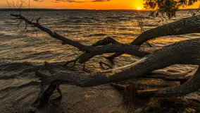 Czerwcowy zachód słońca w Pierkunowie, jezioro Kisajno - zdjęcie 14