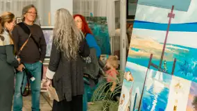 Fotorelacja z Wernisażu, Międzynarodowy Plener Malarski, październik 2025 r. - zdjęcie 22