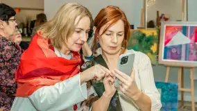 Fotorelacja z Wernisażu, Międzynarodowy Plener Malarski, październik 2025 r. - zdjęcie 66