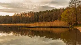 Zachód słońca nad jeziorem Gołdopiwo, listopad 2025 r. - zdjęcie 20