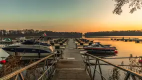 Zachód słońca, końcówka kolorów jesieni w Sztynorcie, listopad 2025 r. - zdjęcie 42