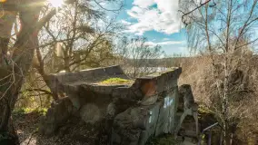 Zwalony Most w Kruklankach, listopad 2025 r. - zdjęcie 2