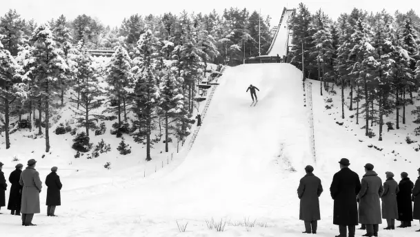 Zapomniana i już dziś nieistniejąca skocznia narciarska na Mazurach (rekonstrukcja AI) - zdjęcie 10