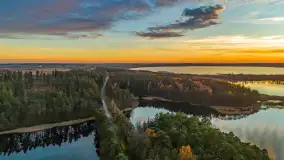 Jesienne Mazury z drona, mix ujęć, październik 2025 r. - zdjęcie 9