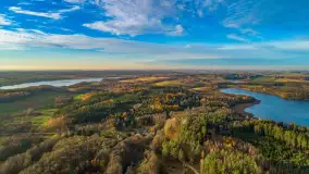 Jesienne Mazury z drona, mix ujęć, październik 2025 r. - zdjęcie 23